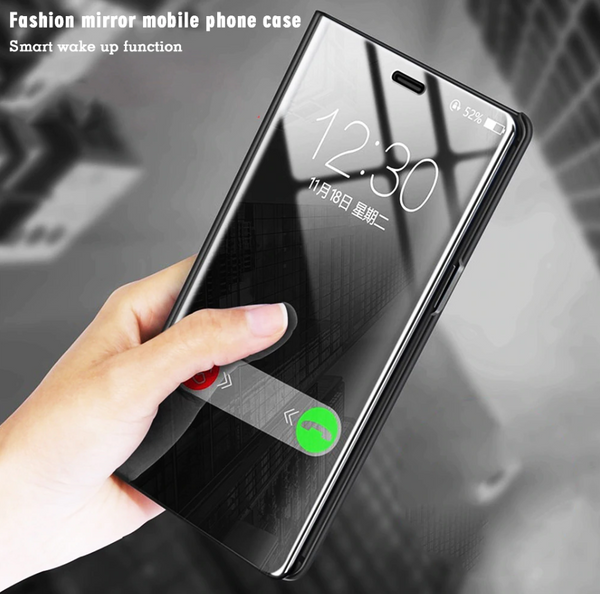 VIVO V17 Pro Clear View Smart Mirror Flip Case [Non-Sensor]