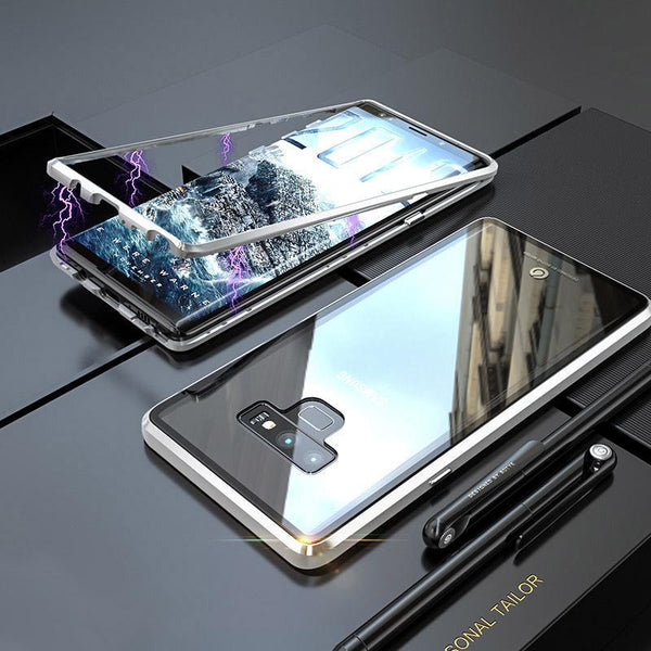 MAGNETIC ADSORPTION TEMPERED GLASS CASE FOR GALAXY NOTE 8