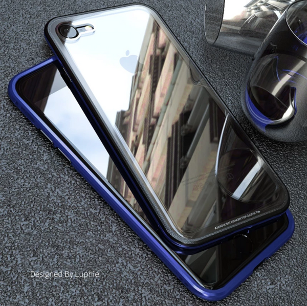 Luxury Double Glass 2nd Edition Magnetic Glass Case for iPhone 6, 7, 8