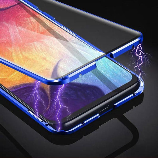 Electronic Auto- Fit Double Sided Magnetic Glass Case For Galaxy Note 8