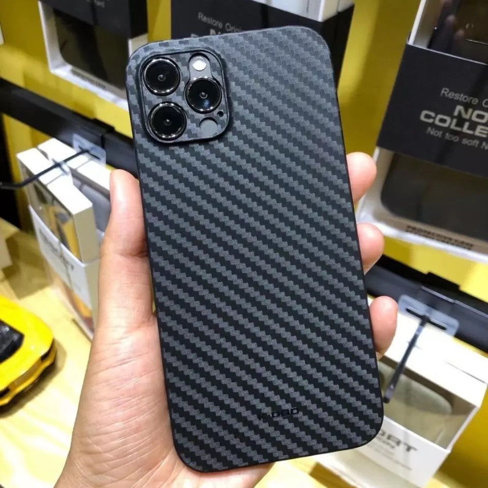 iPhone 14 Series Carbon Fiber Protective Phone Case