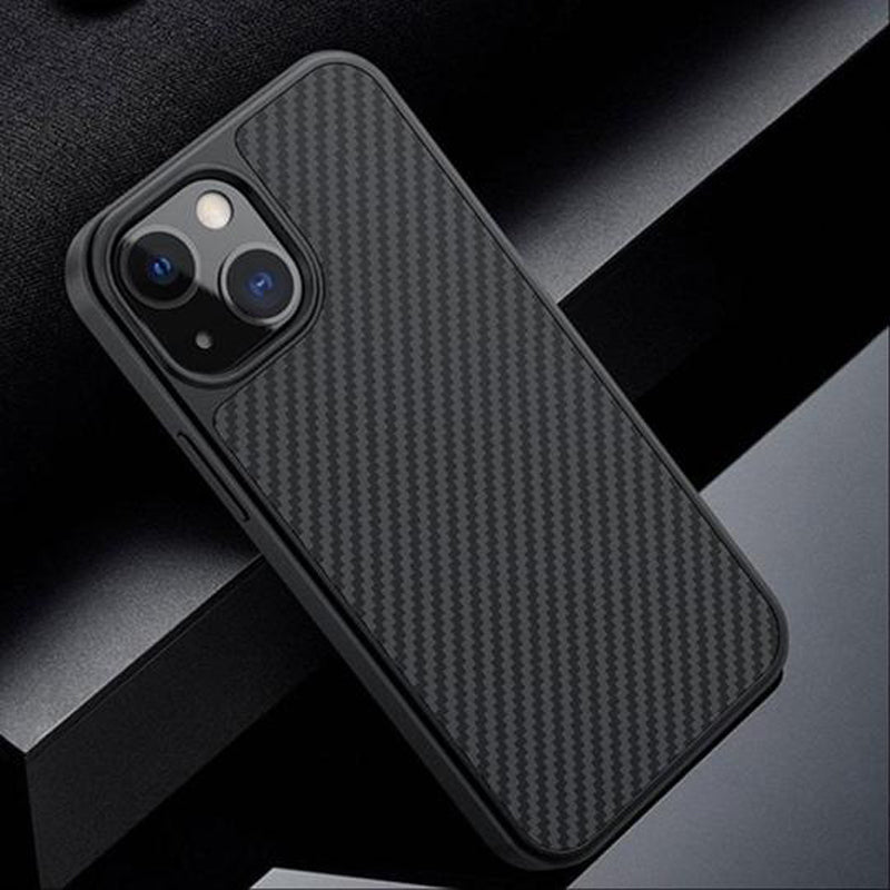 iPhone 14 Series Carbon Fiber Protective Phone Case