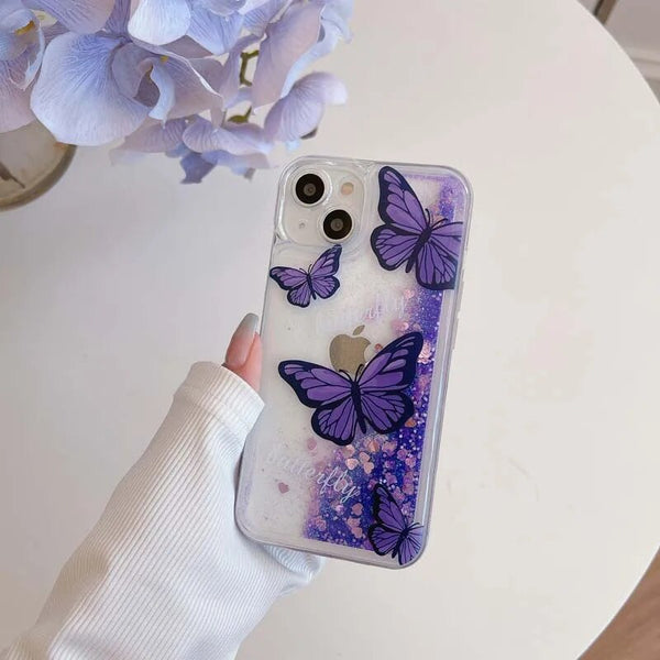 iPhone 13/14 Series Butterfly Gillitery Phone Case