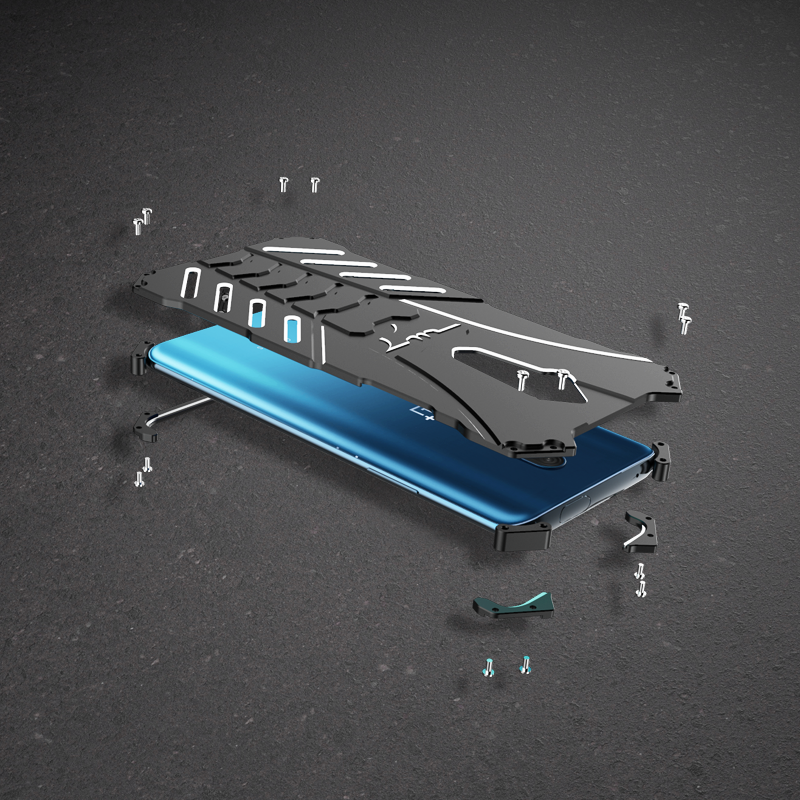 Batman Luxury Metal Aluminum Armor Case for OnePlus 7T / 7T Pro