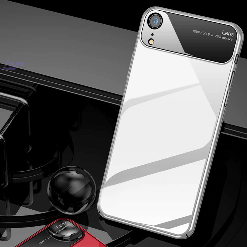 iPhone X Series (4-IN-1 COMBO) Mirror Effect Case+Earphone Pouch+Type-C OTG Adapter+USB Cable