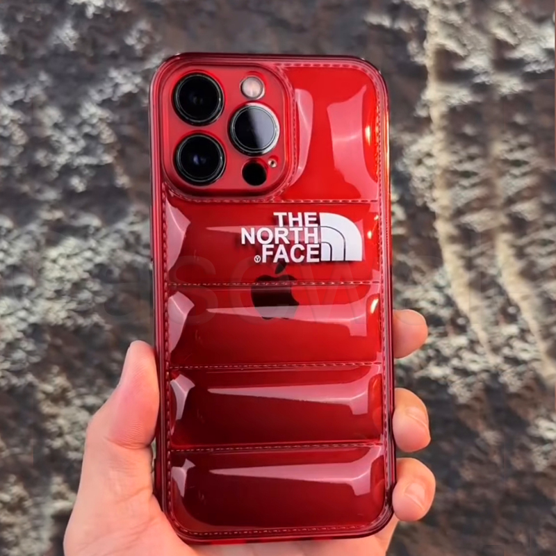 iPhone 13/14  Series Luxury North Face Puffer Phone Case