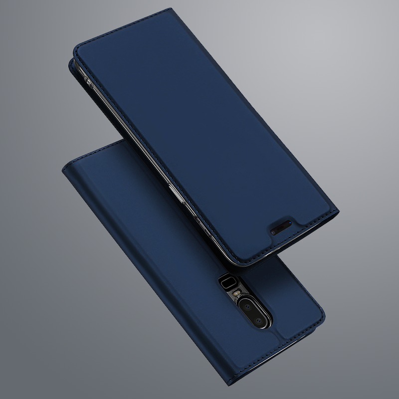 DUX DUCIS Wallet Leather Flip Case For OnePlus 6