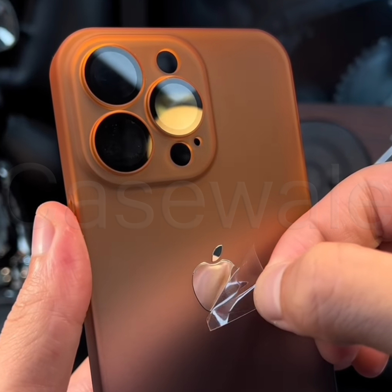 iPhone 11 Gradient Frosted Lanyard Case with Lens Protector