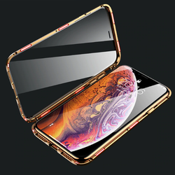 Tempered Glass Double Sided Magnetic Case for iPhone X/XS