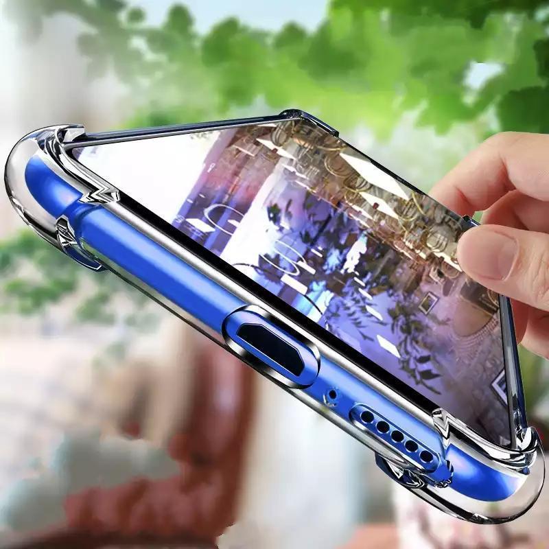 Transparent Safety Airbags Phone Case For Vivo V11