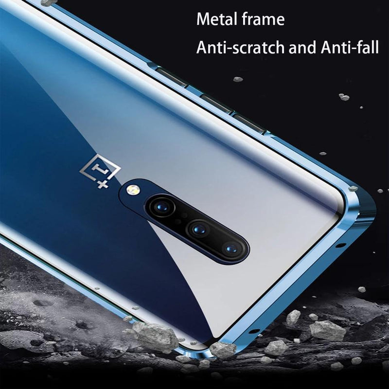 Electronic Auto-Fit Double Magnetic Case for OnePlus 7/ 7T / 7T Pro