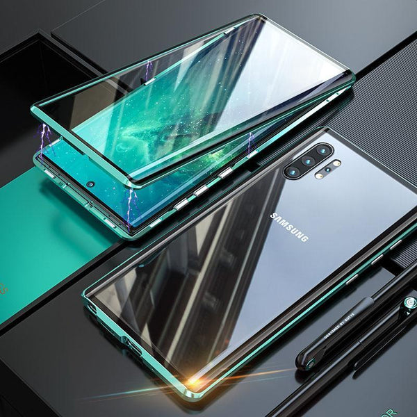 Double Sided Tempered Glass Magnetic Case For Galaxy Note 10/ Note 10 Plus