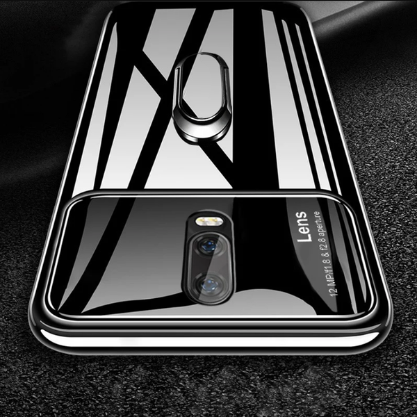 Luxury Mirror Effect Ring Bracket Case for OnePlus 6T