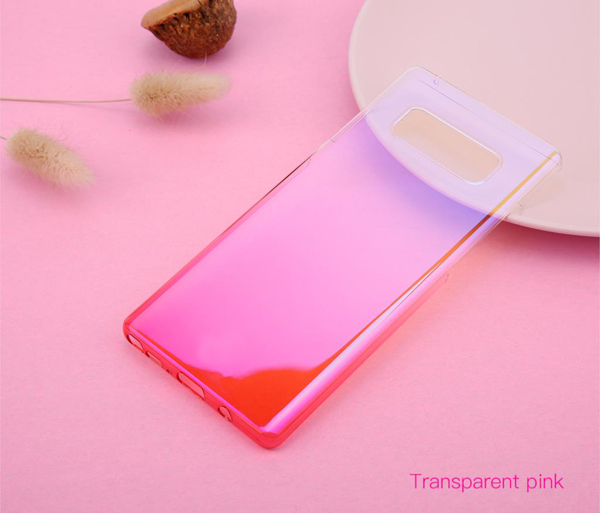 Luxury Ultra-thin Gradient Color Transparent Hard Case for Galaxy Note 8
