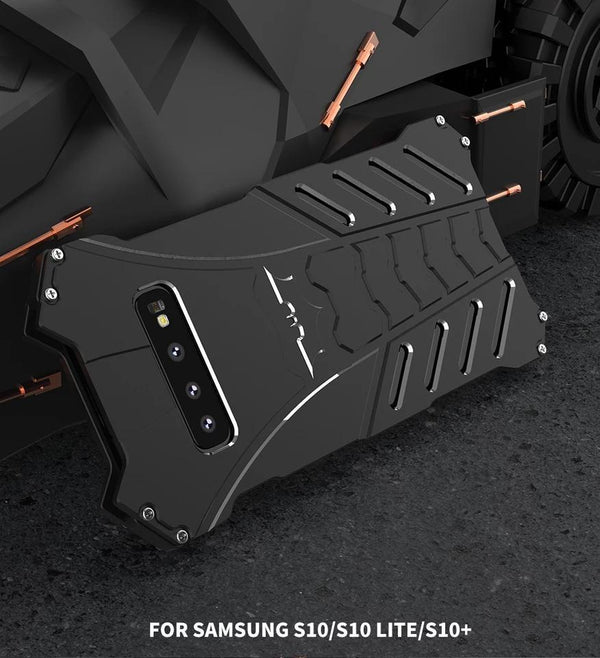 Galaxy S10 / S10 Plus Batman Luxury Metal Aluminum Armor Case
