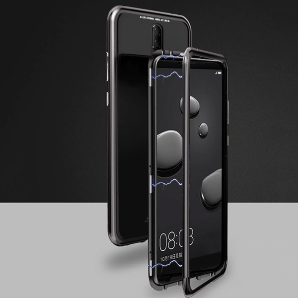 Tempered Glass Magnetic Adsorption Case for OnePlus 6T