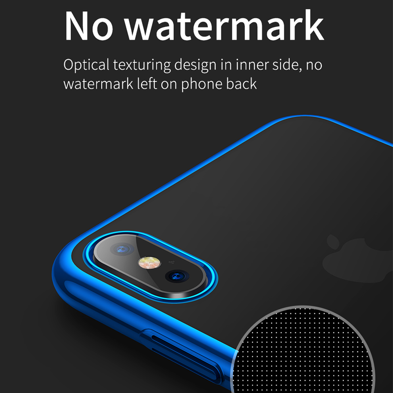 Apple iPhone XS High-end Fashion Transparent Phone Case