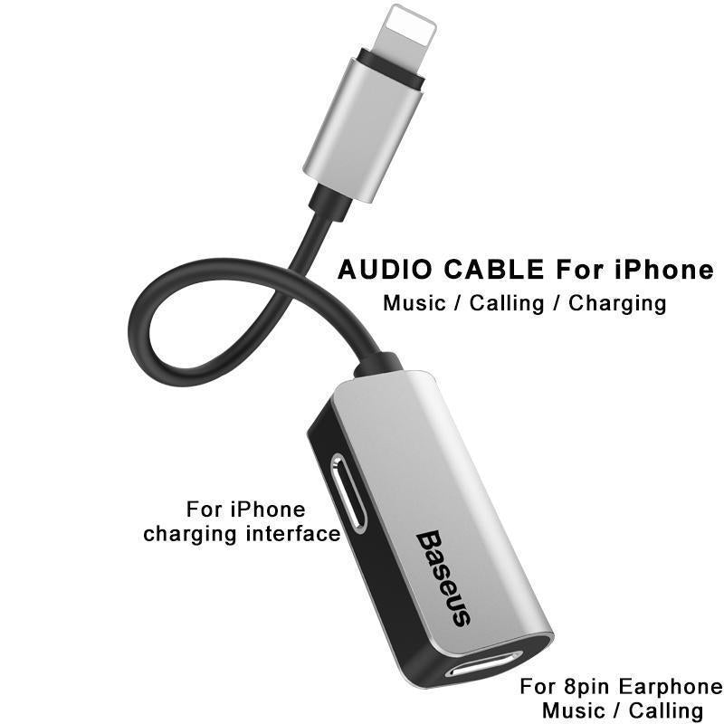 3 in 1 Audio Cable Adapter For iPhone