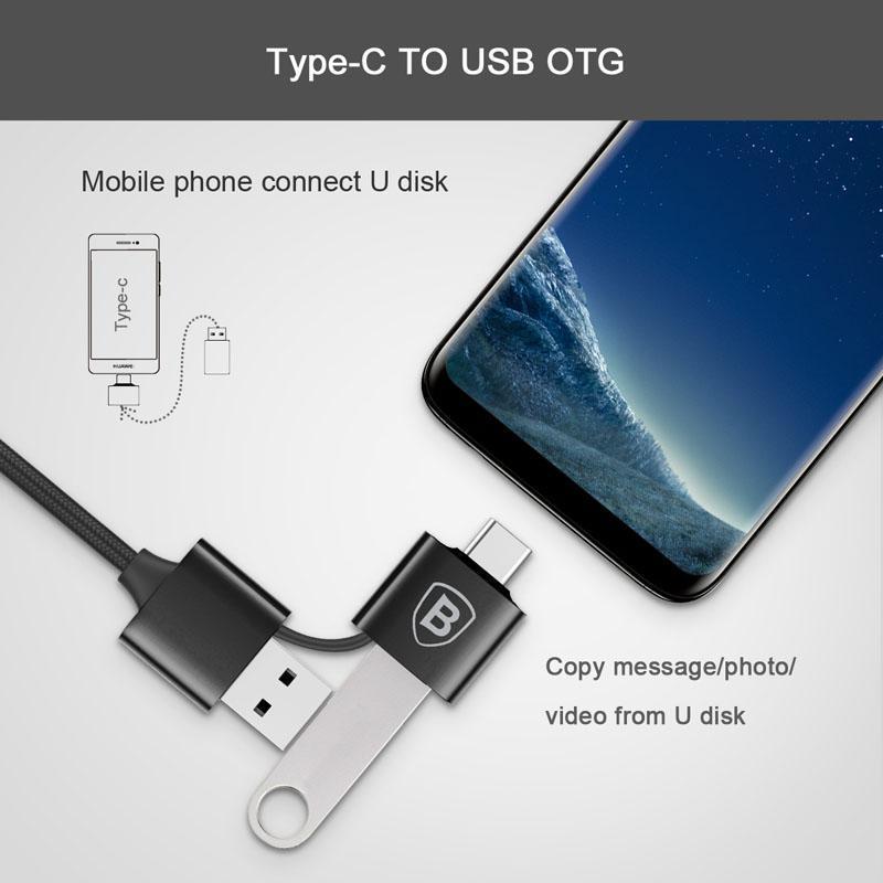 5 in 1 USB C Charging Cable for iPhone, Samsung S8