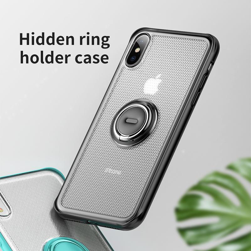 iPhone XS Max Baseus Ring Holder Stand Phone Case