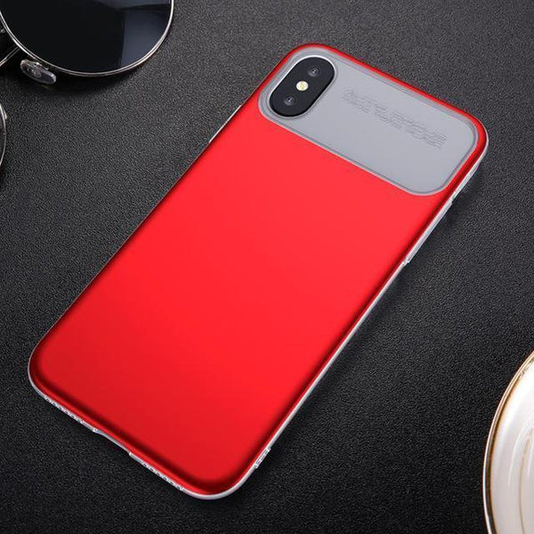 Luxury Armor Ultra Thin TPU PC Double Protection Case for iPhone X