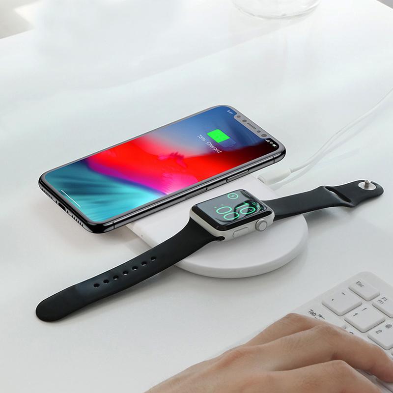 2 in 1 Baseus Wireless Charger For iPhone + Apple Watch