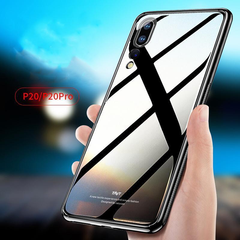 Huawei P20 Pro Luxury Slim 9H Tempered Glass Case
