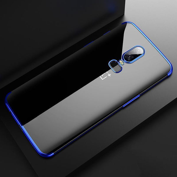 Luxury Transparent Plated High-end Case for OnePlus 6