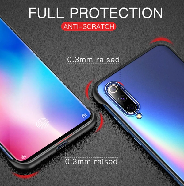 Luxury Frameless Semi Transparent Ring Finger Case for Galaxy A50s