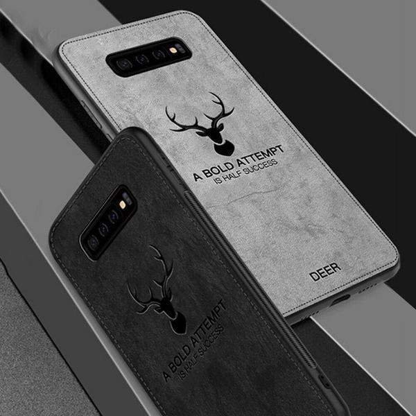 Galaxy S10 / S10 Plus (3-in-1 Combo) Deer Case + Screen & Lens Protector