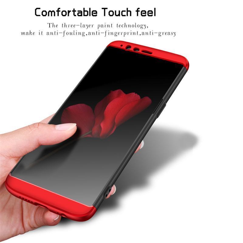360 Full Body Protection Hard Matte Case for One Plus 5T