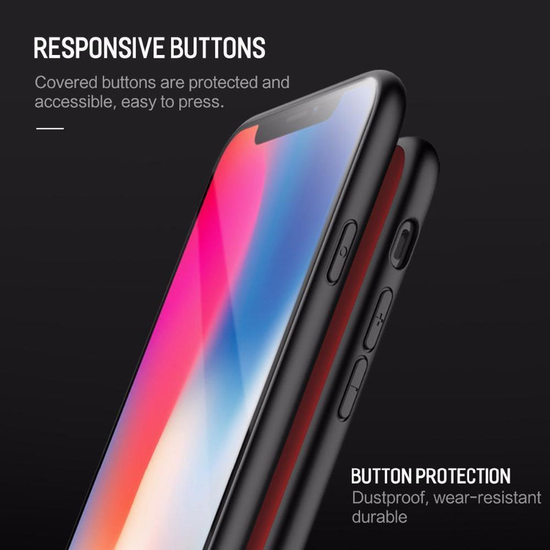 iPhone XS ROCK Brilliant Series Glass Protection Case