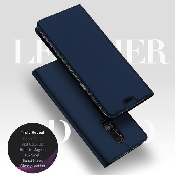 DUX DUCIS Wallet Leather Flip Case For OnePlus 6