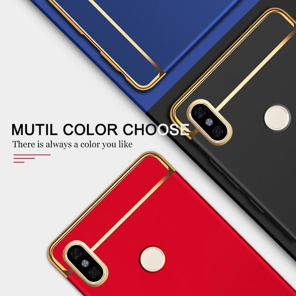 Redmi Note 6 Pro Luxury Electroplating 3 in 1 Case
