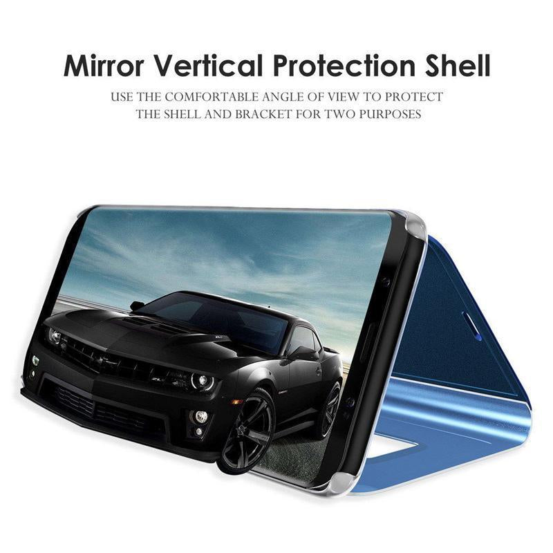 Redmi Note 7 / 7 Pro Clear View Smart Mirror Flip Case [Non-Sensor]