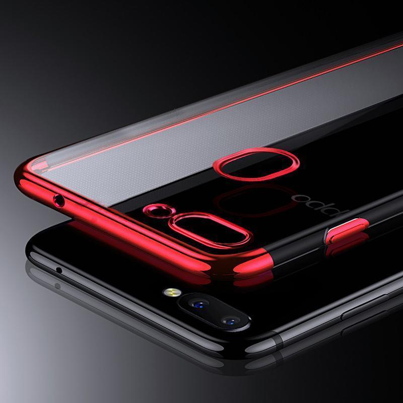 Luxury High-end Fashion Transparent Phone Case For Oppo F9