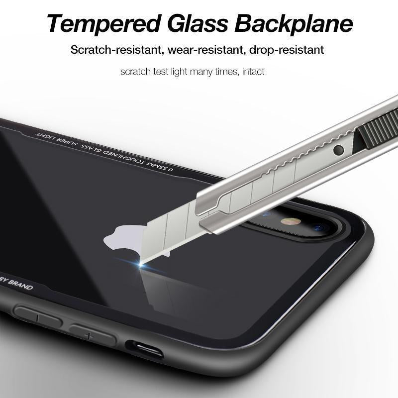 Luxury Gorilla Glass Ultra Thin Case For iPhone X