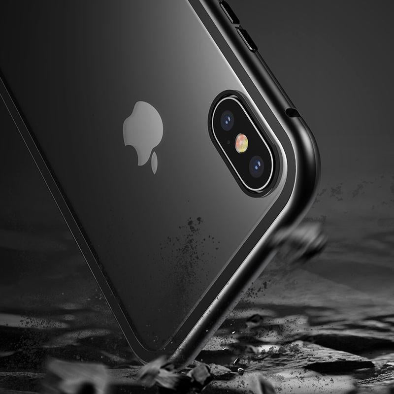 Tempered Glass Double Sided Magnetic Case for iPhone XS Max