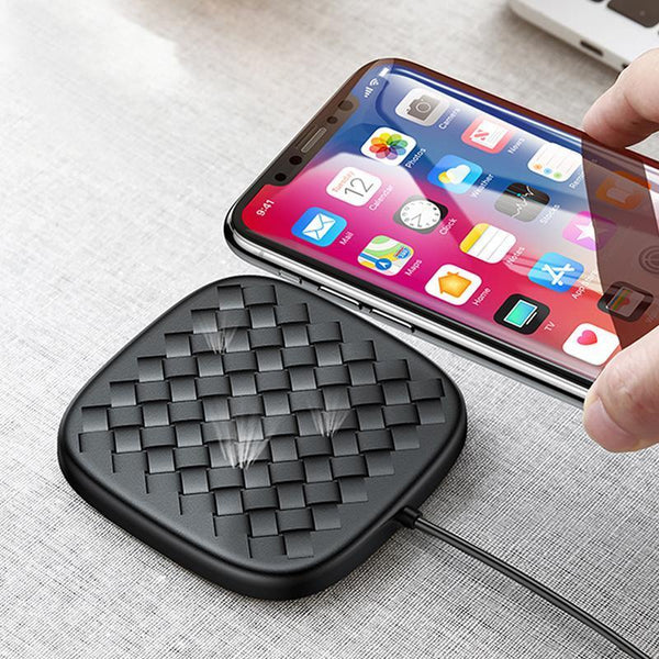 10W Baseus BV Grid Woven Wireless Charger