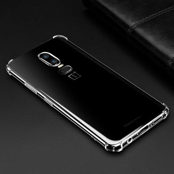 Transparent Crystal Clear View Silicone Case for OnePlus 6