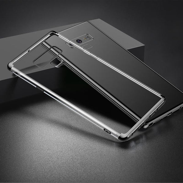 High-end Transparent Silicone Plating TPU Case for Galaxy Note 9