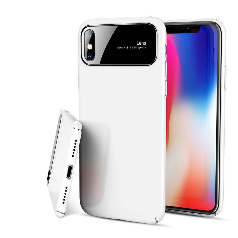 Tempered Glass Ultra Thin Mirror Effect Case For iPhone X