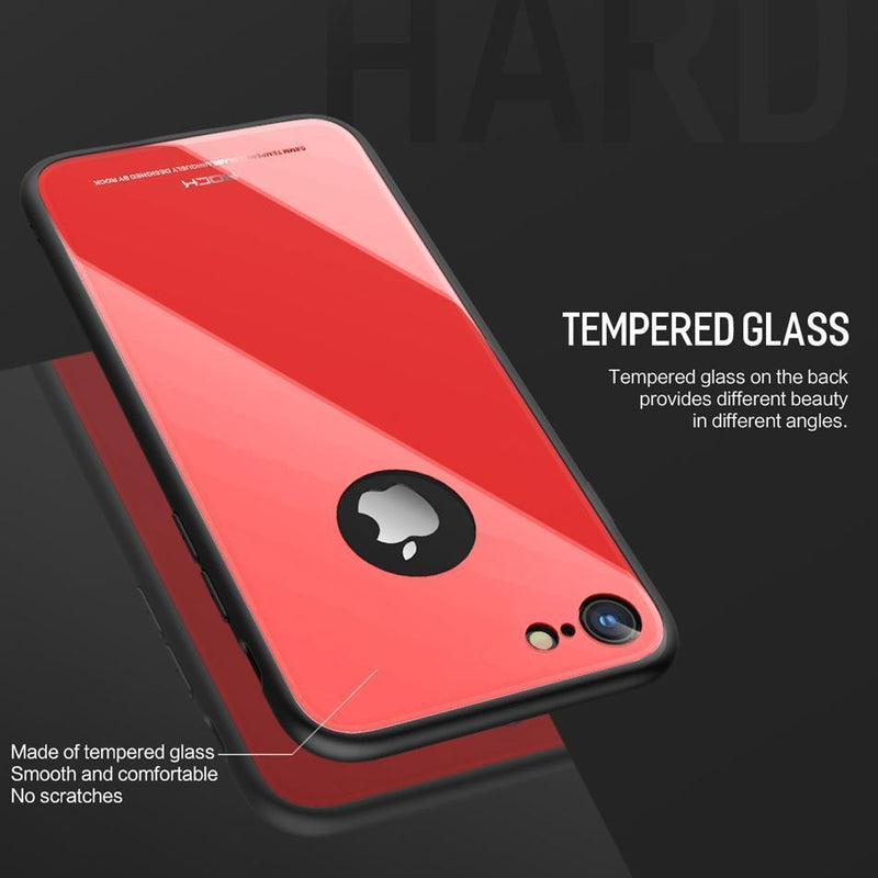 ROCK Brilliant Series Glass Protection Case for iPhone 7, 7 Plus