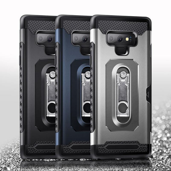 Luxury Armor Card Slot Phone Case For Galaxy Note 9