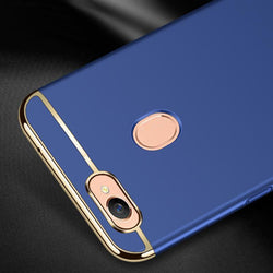Ultra Thin Electroplated 3-In-1 Phone Case for Oppo F7