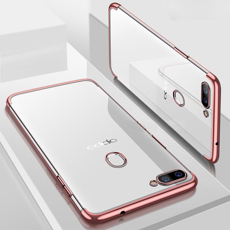 Luxury High-end Fashion Transparent Phone Case For Oppo F9 Pro