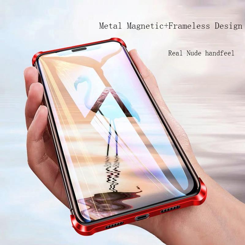 iPhone X / XS Frameless Magnetic Double Sided Glass Case