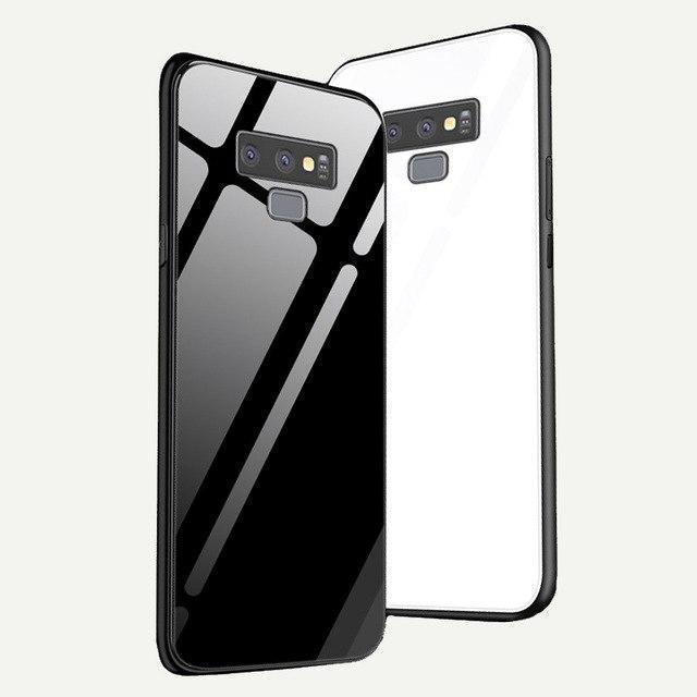 Luxury Tempered Glass Protective Case for Galaxy Note 9