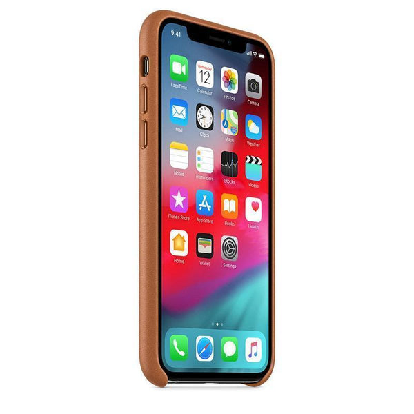 Apple iPhone X Series Leather Case - Saddle Brown
