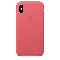 Apple iPhone X Series Leather Case - Pink